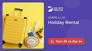 Holiday Rental IELTS Listening Answers With Audio, Transcript, And Explanation | IELTS Listening Practice @dolacademy - Học Tiếng Anh Free - Chất lượng Premium