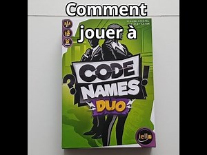 Comment jouer à Code Name Duo ? De Iello