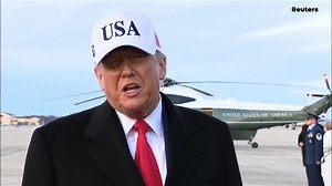 President Trump tells reporters that the U.S. will “act accordingly” on reported Iran killings. Watch OAN Live here: https://live.oann.com/home.ktv?utm_source=socials&utm_medium=social media&utm_campaign=fb | One America News Network