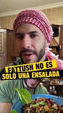 Traditional Arabic Fattoush. Fresh, crispy, and full of flavor 🌿 #recipe #chef #cookingchannel