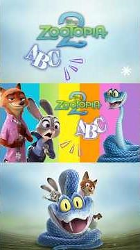 ZOOTOPIA 2 Animal Alphabet - Name all ANIMAL characters in ZOOTOPIA 2 from A to Z #zootopia2