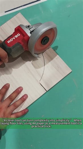 How to Lay Floor Tiles with A4 Paper: Smart Measurement Trick