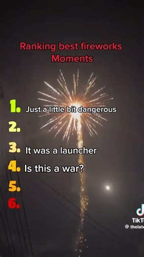 Ranking The best fireworks explosions #tiktok #ranked #fireworks
