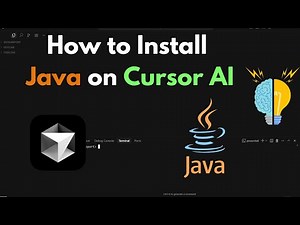 How to Install Java on Cursor AI Code Editor (Step by Step)