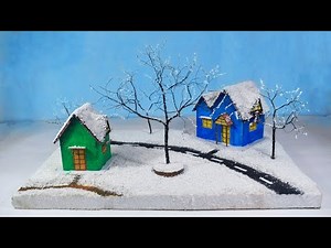 How To Make Winter ❄️ Season Snow Area 3D Model Project