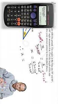 Problems Solving with Non Right Angled Triangle Trigonometry Finding the Side Length Part 2