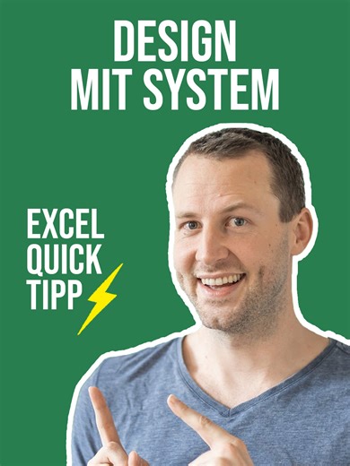 Farben und Formatierungen konsistent einsetzen. 🎨 Mit Formatvorlagen arbeitest du schneller und hältst dein Corporate Design sauber ein. #Excel #exceltricks #productivitytips #digitalesarbeiten #excelpro #learnontiktok #workflow #OfficeTipps #excelmagic #excelhack #gamechanger #produktiverarbeiten #produktivität #excelmasters