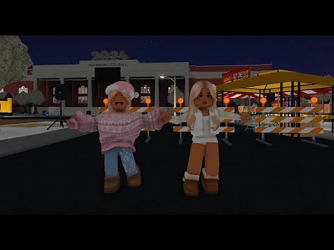 BUILDING A TOWN ON BLOXBURG FOR MY *NEW ROLEPLAY SERIES!* FT BELLZA...