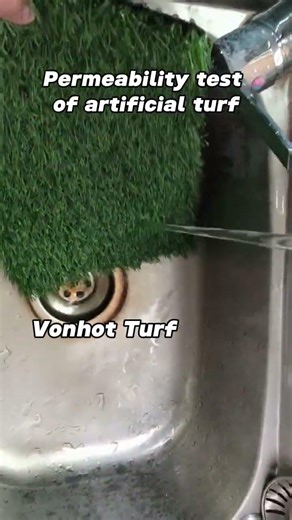 Permeability test of artificial turf #syntheticgrassdrainage #drainageofartificialturf