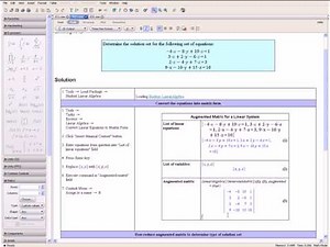 Video Tutorial: Solving Linear Systems