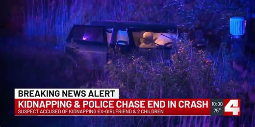 Suspect in home invasion, kidnapping leads officers on bi-state chase with kids inside car