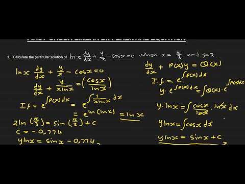 N6 First Order Linear Differential equation SP