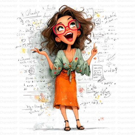 Watercolor Teacher Clipart: School Graphics (digital Download JPG Files 4096x4096px ) - Etsy Australia