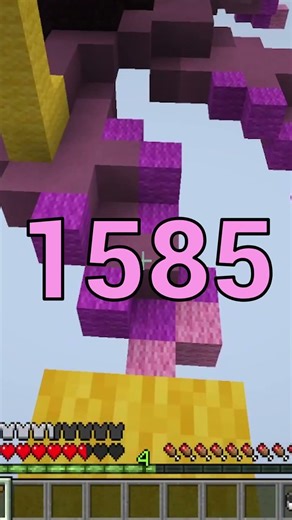 Counting in Minecraft Part 159 #sshorts #minecraft #gaming #memes