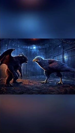 Cryptid Combat: Batsquatch vs. Thunderbird #shorts