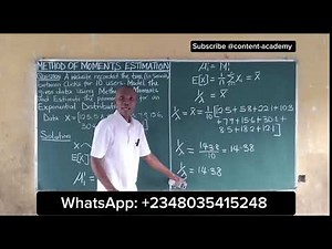 Method of Moments: Exponential Distribution (Real Dataset)