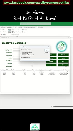 USERFORM PREVIEW (Part 1-27) #excelbyromeocostillas #excel #exceltagalog #exceintheworkplace #excelpinoy #exceltips #exceltricks #excelvba #fblifestylechallenge #fblifestyletyle | MS Excel Tutorial by RCostillas