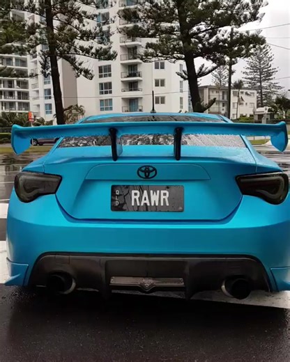 Rainy weather on the Gold Coast 🌧🌧 #86 #gt86 #gt #scion #scionfrs #frs #brz #blue #rawr #toyota #carbon #zele #varis #subaru #rawdriving #toyotires #86squad #wrapped #ft86daily #86mistake #air | Thicc86