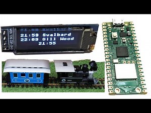 Raspberry Pi Pico W - model railway departure sign with Wireless connectivity to railroad automation