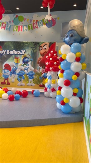 6.5K views · 712 reactions | احتفلوا بعيد ميلاد عيالكم بثيم السنافر!  ولا تنسون تستخدمون كود Party20 لخصم ٢٠٪؜ الخصم ساري حتى ٧ أغسطس  Celebrate your kids’ birthday with a Smurfs theme!  Don’t forget to use code Party20 for 20% off  Offer valid until August 7! | Play Kuwait | Facebook