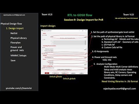 Design Import | Cadence Innovus | GUI of Innovus | Cadence innovus tutorial