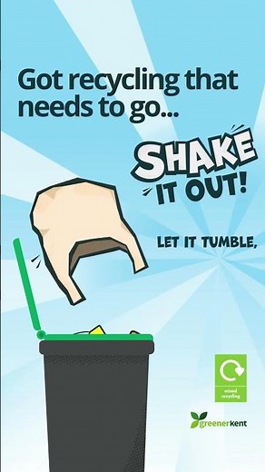 How to keep your recycling bin happy. Got recycling that needs to go, Shake It Out