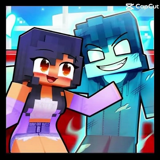 Aphmau and ghost aaron #aphmauminecraft #aphmaucrew #minecraft