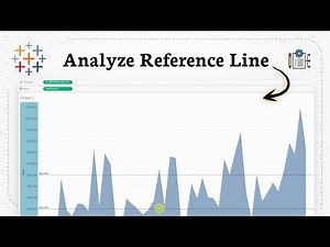How to add a reference line in Tableau (Analytics Flow)