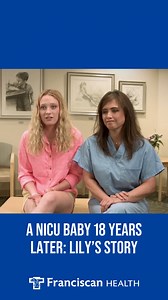 If Jacquie Baumgardner hadn't given birth in a hospital with a NICU unit, her daughter Lily may not have survived. Complications in the womb led to an emergency C-section and a ventilator for Lily. Years later, Lily's thriving and a has competed in swimming in college. https://www.franciscanhealth.org/community/blog/nicu-miracle-baby-athletic-scholarship | Franciscan Health