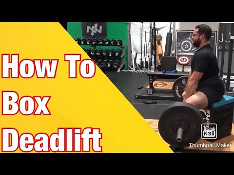 HOW TO BOX DEADLIFT | Pro tip for increasing your deadlift max & deadlift form