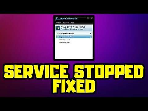How to FIX Hamachi Service Stopped