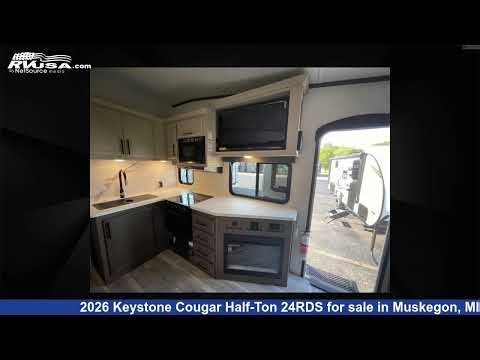 Marvelous 2026 Keystone Cougar Half-Ton Fifth Wheel RV For Sale in Muskegon, MI | RVUSA.com