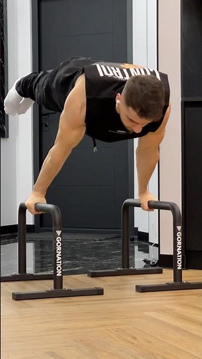 Planche Push Ups Combo on the Parallettes