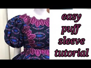 How to make a puff sleeve/cutting and stitching