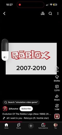 Roblox logo 1988 to 2022