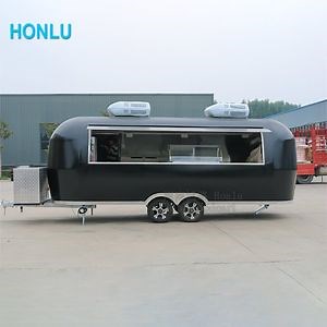[Hot Item] Coffee Cart Trailer Mobile Food Cart Outdoor Mobile Fast Food Trailer Truck Churros Food Trailer
