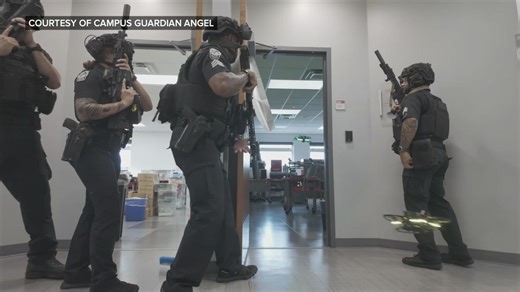 How drones might be used to thwart potential school shooters