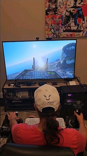 My Flight Simulator Gaming Rig set up Rocks!