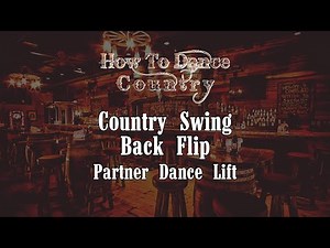 Dance Lifts - Back Flip