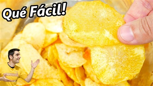 Patatas Chips Caseras Crujientes (Todos Los Tips O Trucos) Receta Muy Fácil Y Rápida | Sin Freír
