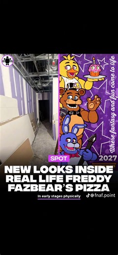 A Real Life Freddy Fazbears Pizza is coming!!! #fnaf #horror #news