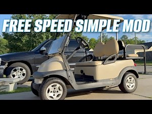 Achieve FREE SPEED on your Club Car DS & Early Model Precedent with this simple mod