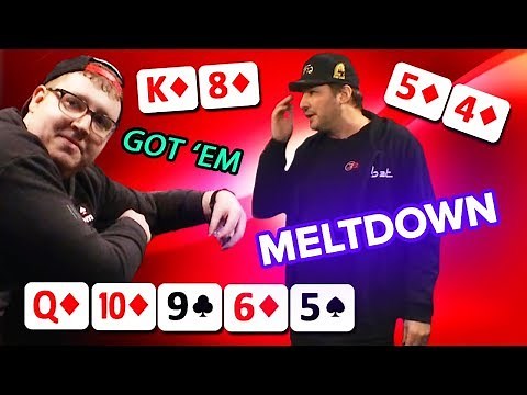 Phil Hellmuth MELTDOWN | KING OF THE HILL II