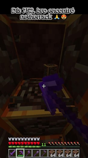 I finally found netherrack!! 😄🙏 - Minecraft