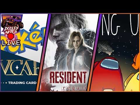 All Day Stream! | Pokemon Presents | VCard + Pokemon Card Opening | Resident Evil Requiem | Among Us