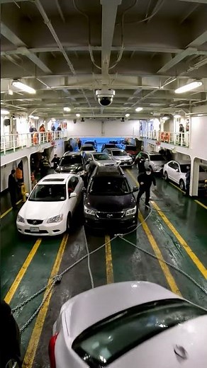Timelapse of Cars Boarding a Ferry. #Ferry