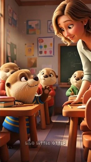 THE NEW HUMAN TEACHER ‼️Eps. 16 #Shorts #LittleOtter #Animation