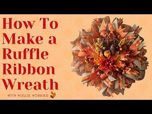 Fall Wreaths/Fall Wreath Making/Fall Wreath/Deco Mesh Wreaths/DIY Fall Wreath/RibbonWreath/Fall 2023