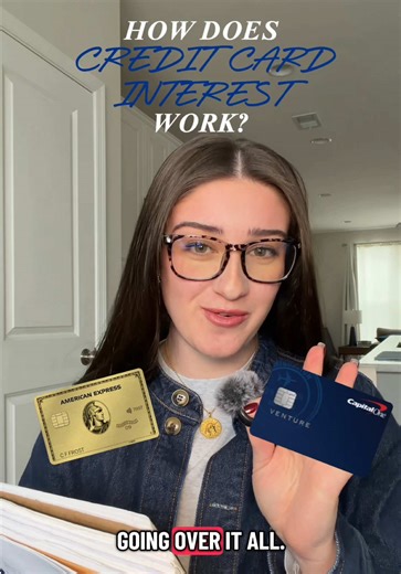Credit Card Interest & how it works WITH real life examples! 📈 APR = the annual cost of borrowing money, expressed as a percentage. ##creditcards##creditscore##adulting##financialliteracy##tiktoklearningcampaign