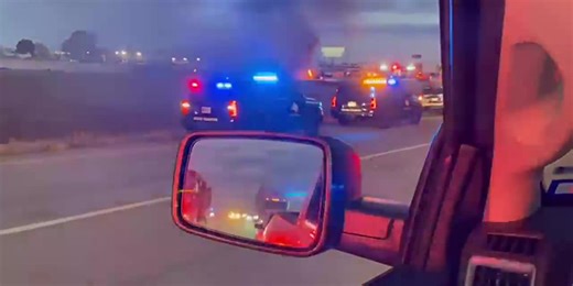 UPDATE: One dead after fiery crash involving 3 semi-trucks, 6 vehicles on I-35
